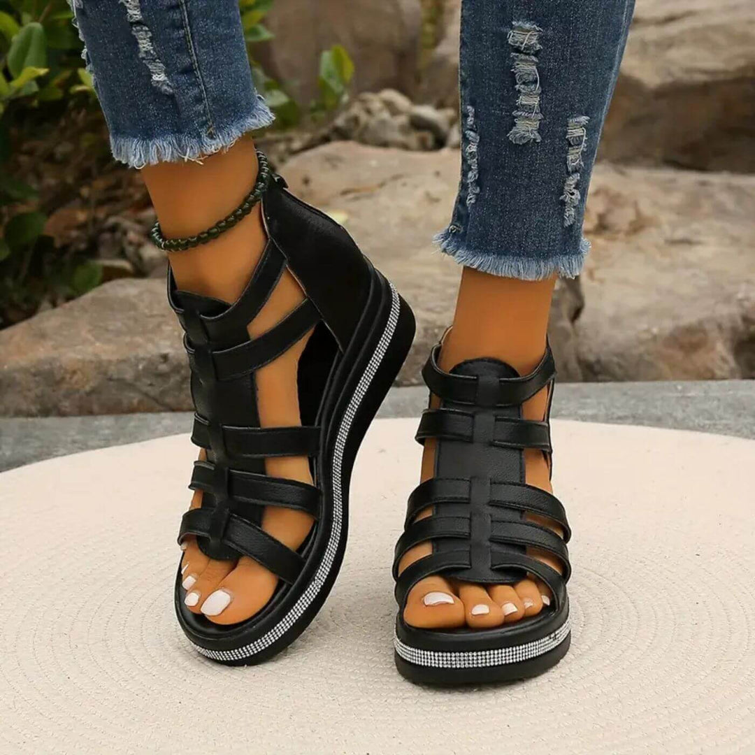 Elegant Wedge Orthopedic Sandals