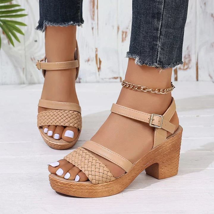 Women's Woven Platform Sandals