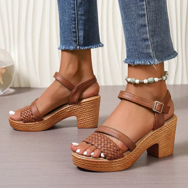 Women's Woven Platform Sandals