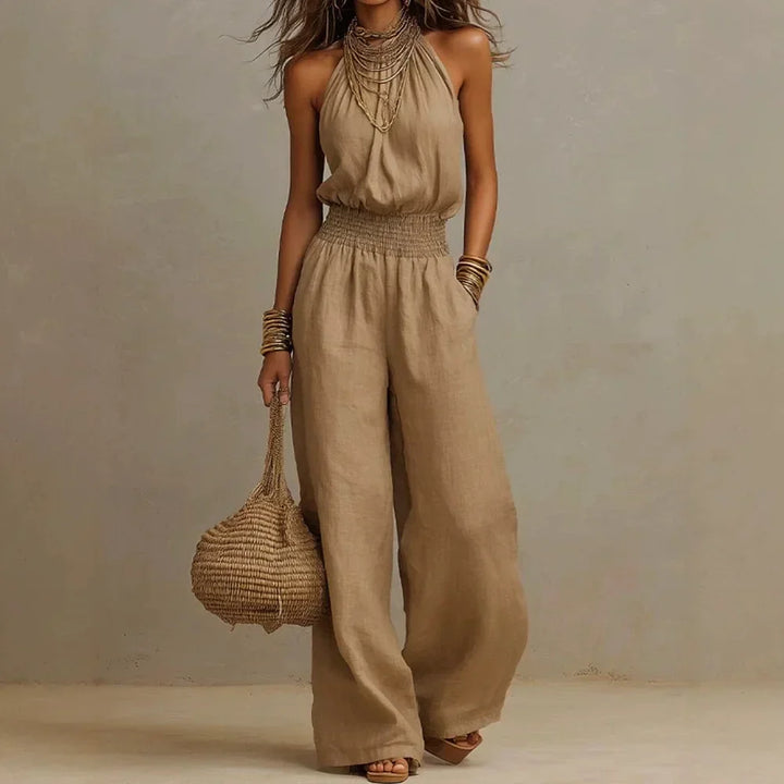 Bianca | Flowing Wide Leg Jumpsuit