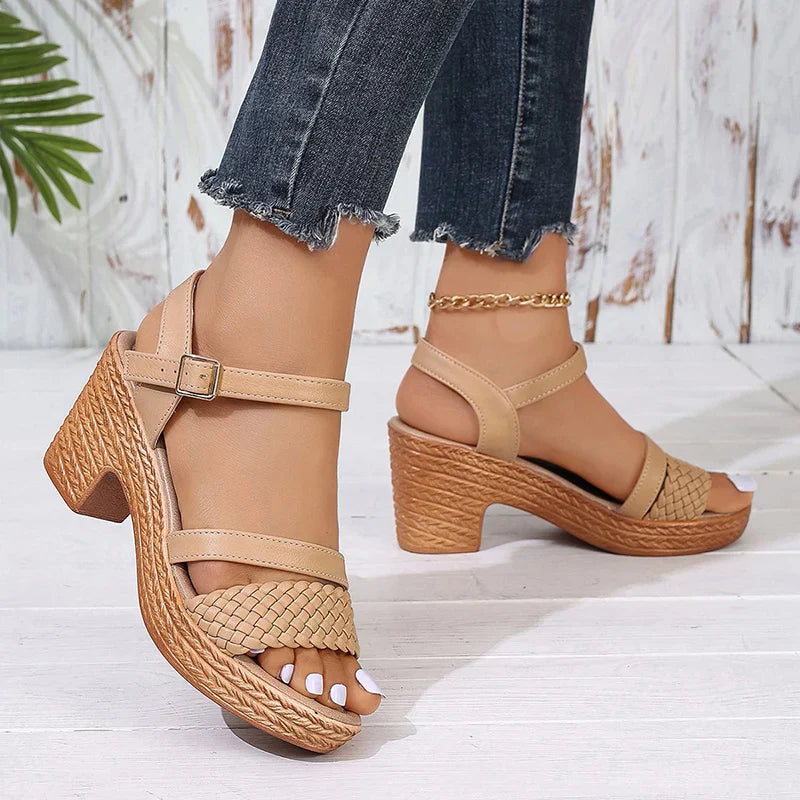 Women's Woven Platform Sandals