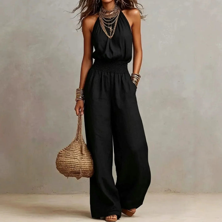 Bianca | Flowing Wide Leg Jumpsuit