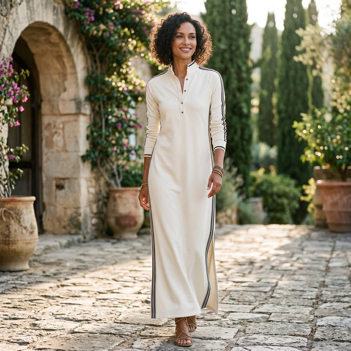 Skye - Elegant Long Sleeve Maxi Dress for Women