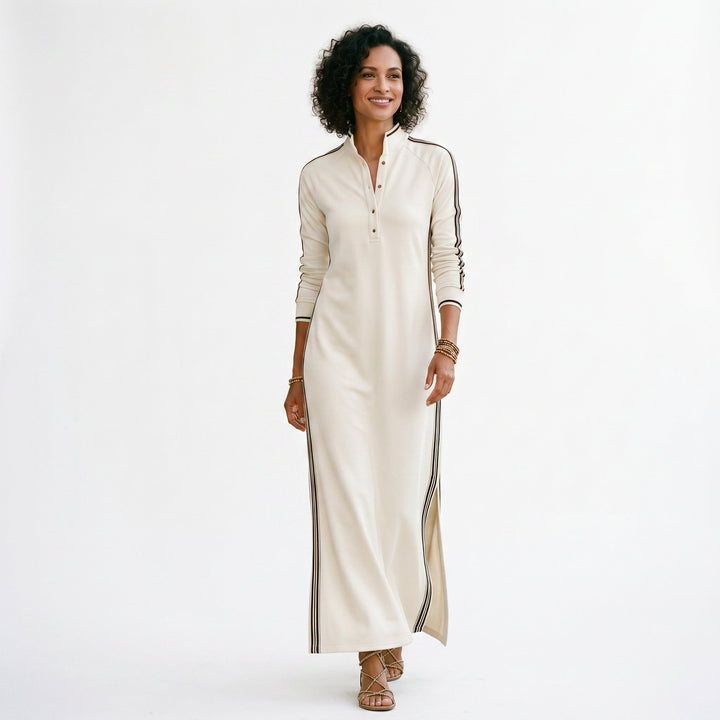 Skye - Elegant Long Sleeve Maxi Dress for Women
