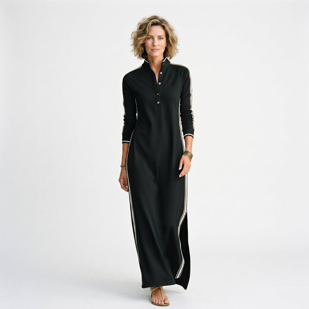 Skye - Elegant Long Sleeve Maxi Dress for Women