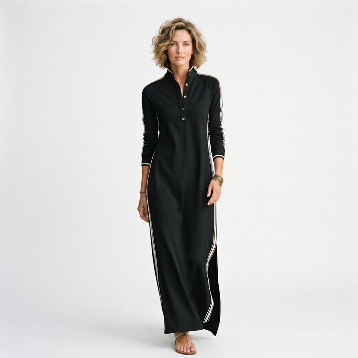 Skye - Elegant Long Sleeve Maxi Dress for Women