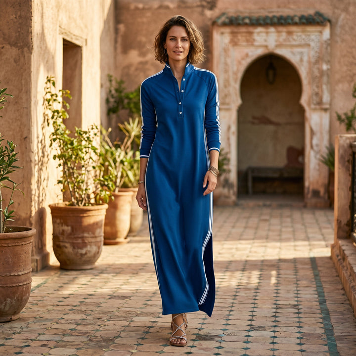 Skye - Elegant Long Sleeve Maxi Dress for Women