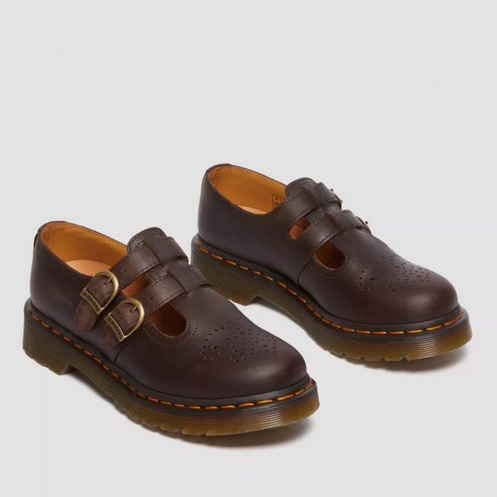 Laura | Double Buckle Mary Jane Flats
