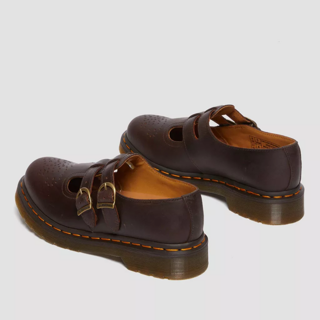 Laura | Double Buckle Mary Jane Flats