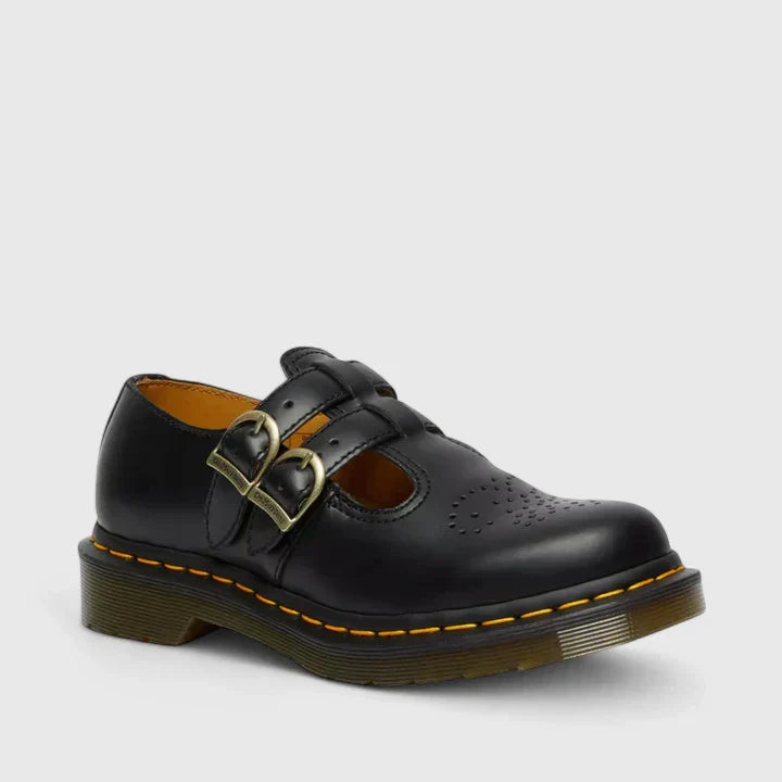 Laura | Double Buckle Mary Jane Flats