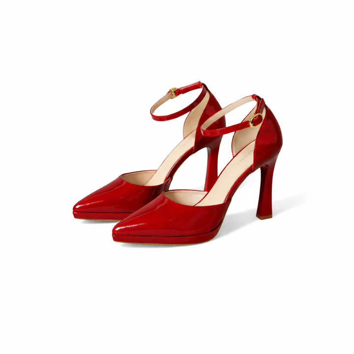 Evette Leather Heels