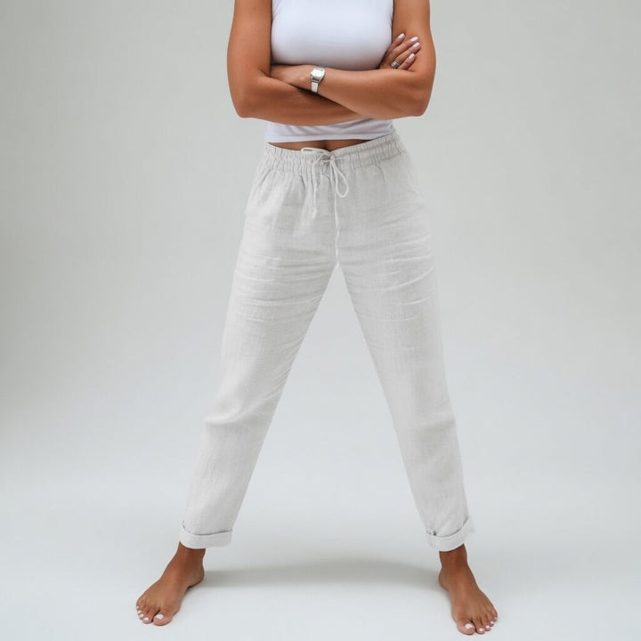 Albertine™ — 100% Cotton Fluid Pants Natural Comfort