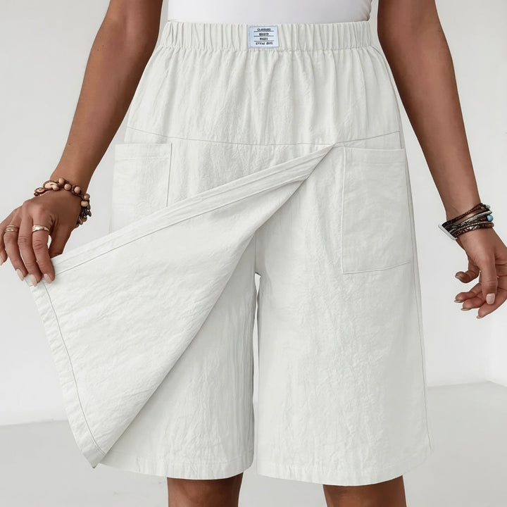 Libertine™ | Elastic Waist Skort with Pockets for Active Freedom