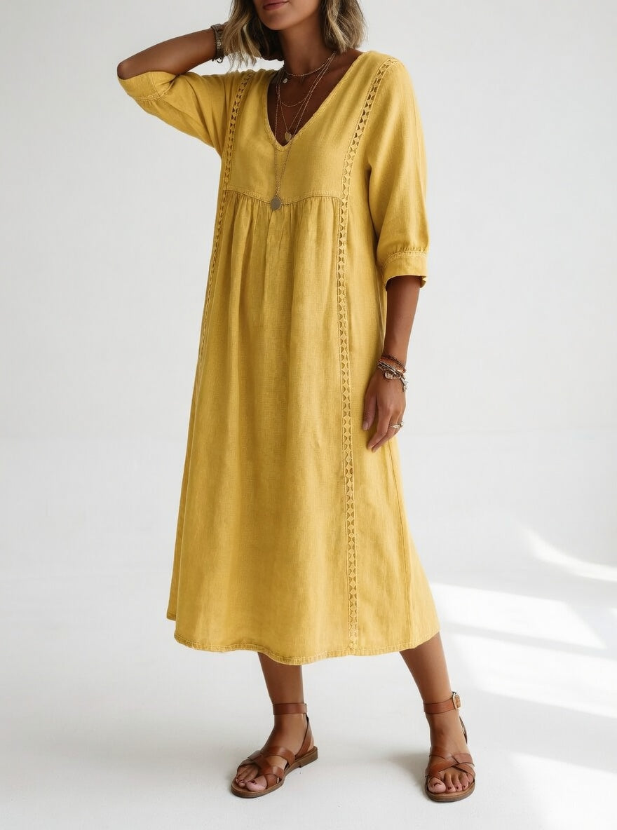 Lioréa™ — Elegant Casual Flowing Midi Dress
