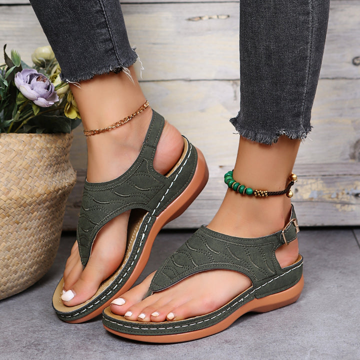The Celeste Wedge Sandal