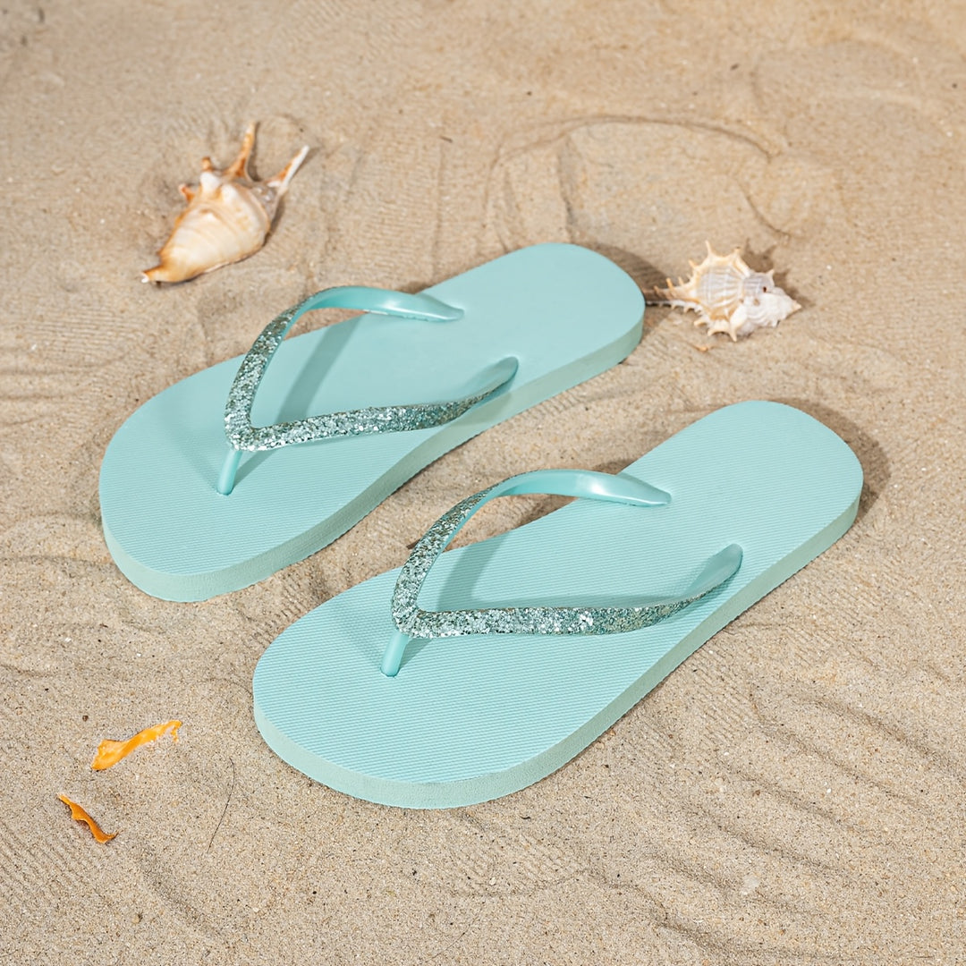 The Cécile Glitter Flip Flop