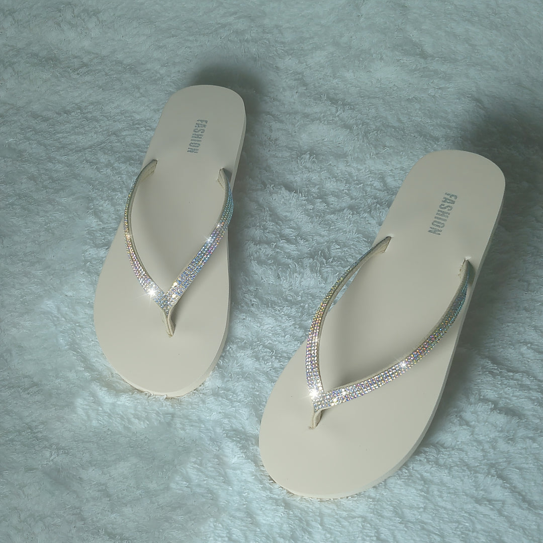 The Elara Embellished Flip Flop