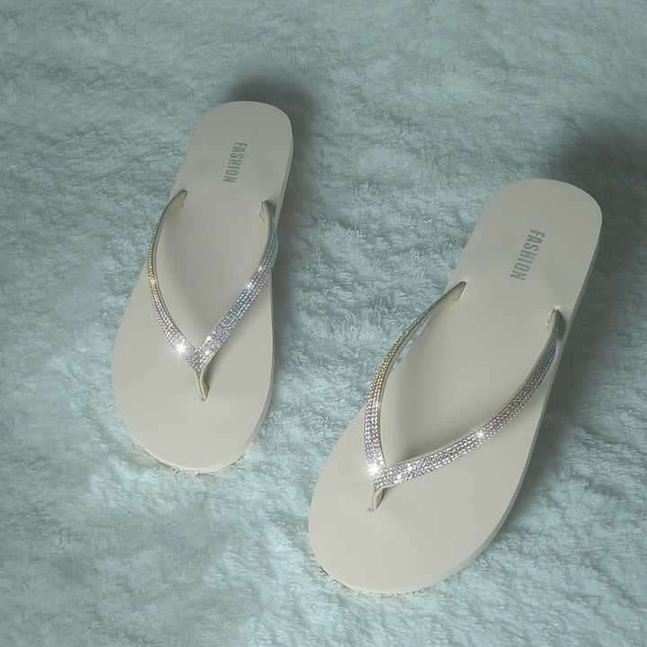 The Elara Embellished Flip Flop