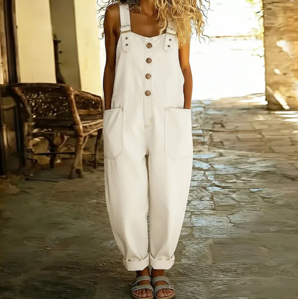 Saylor - Vintage Soft Denim-Look Overalls
