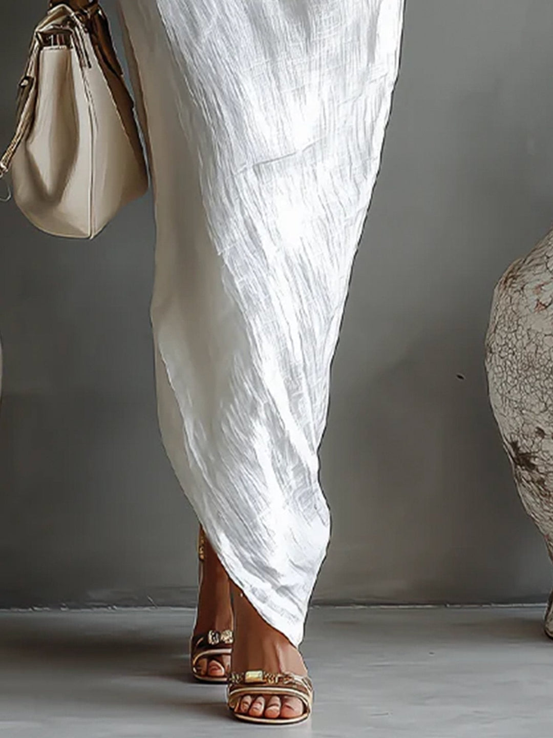 Ruth | Balloon Sleeve Long Dress