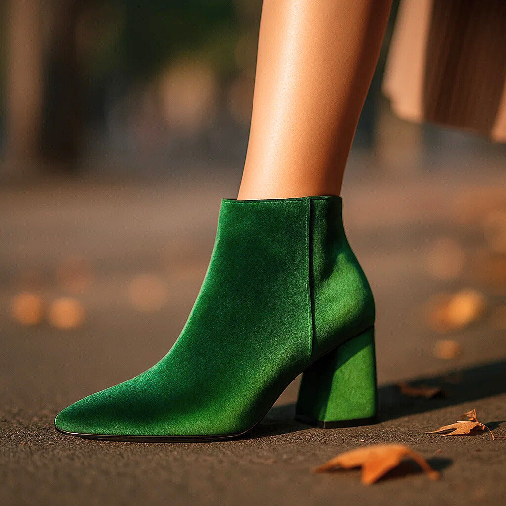 VALENTINA VELVET BOOTS