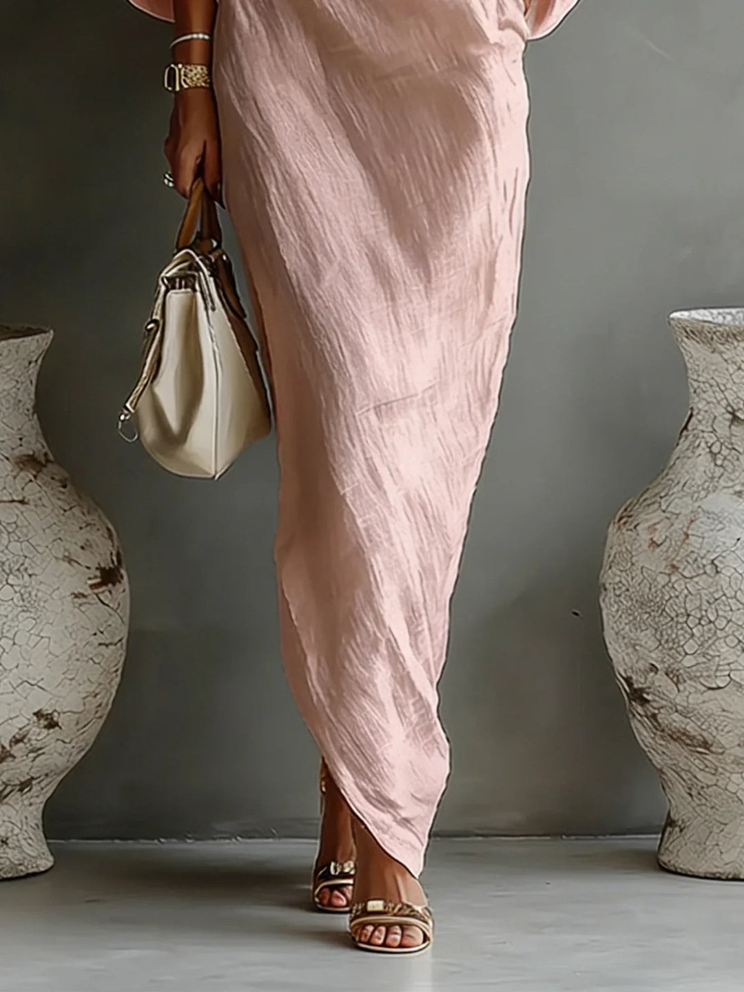 Ruth | Balloon Sleeve Long Dress