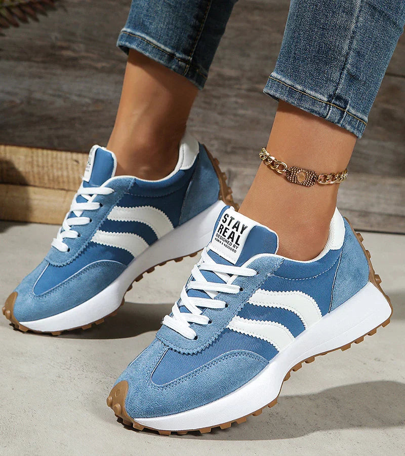 Charlene | Women's Platform Lace-Up Athletic Sneakers