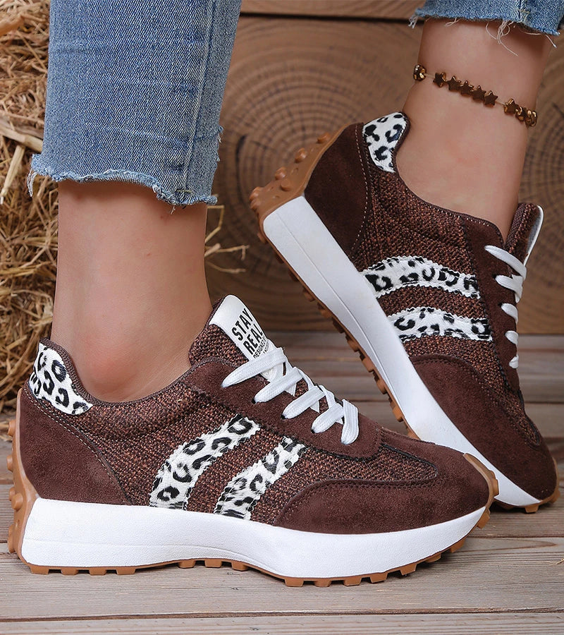 Charlene | Women's Platform Lace-Up Athletic Sneakers