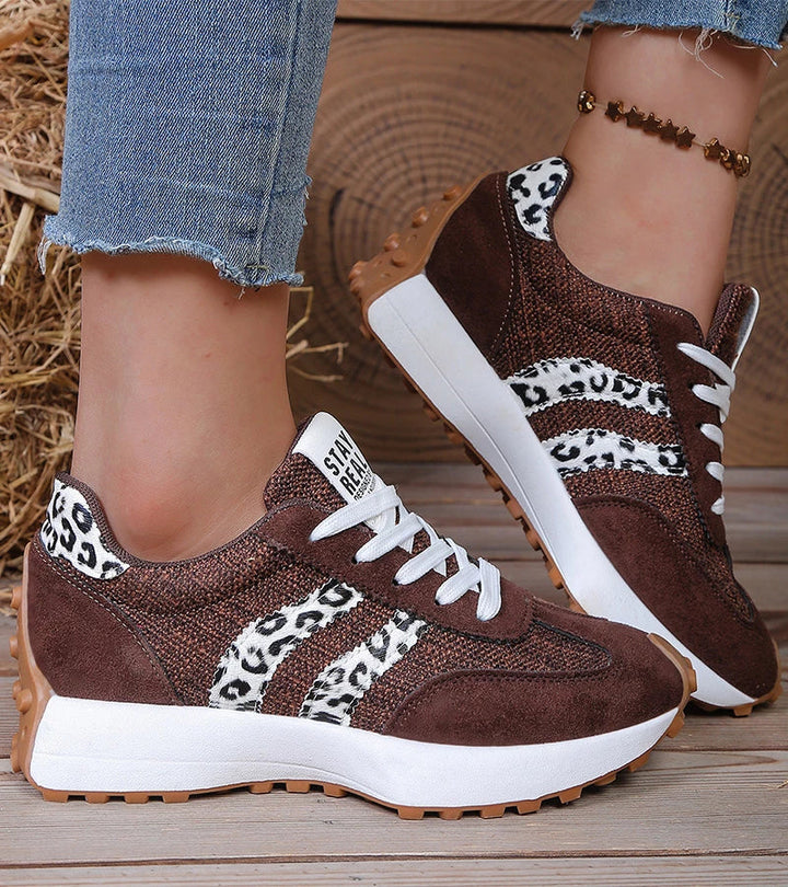 Charlene | Women's Platform Lace-Up Athletic Sneakers