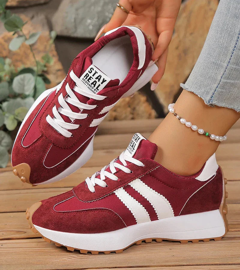 Charlene | Women's Platform Lace-Up Athletic Sneakers