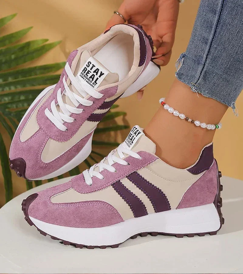 Charlene | Women's Platform Lace-Up Athletic Sneakers