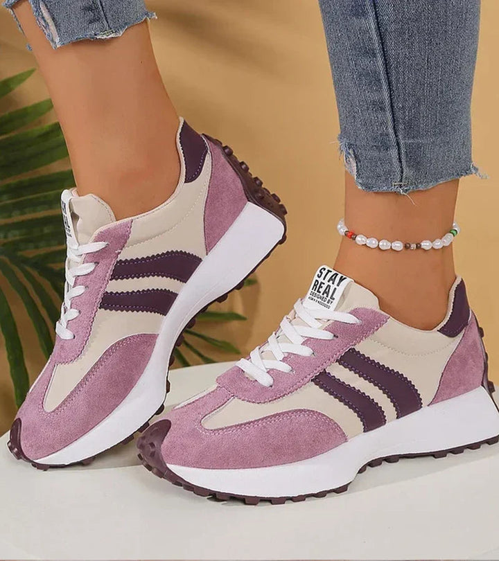 Charlene | Women's Platform Lace-Up Athletic Sneakers