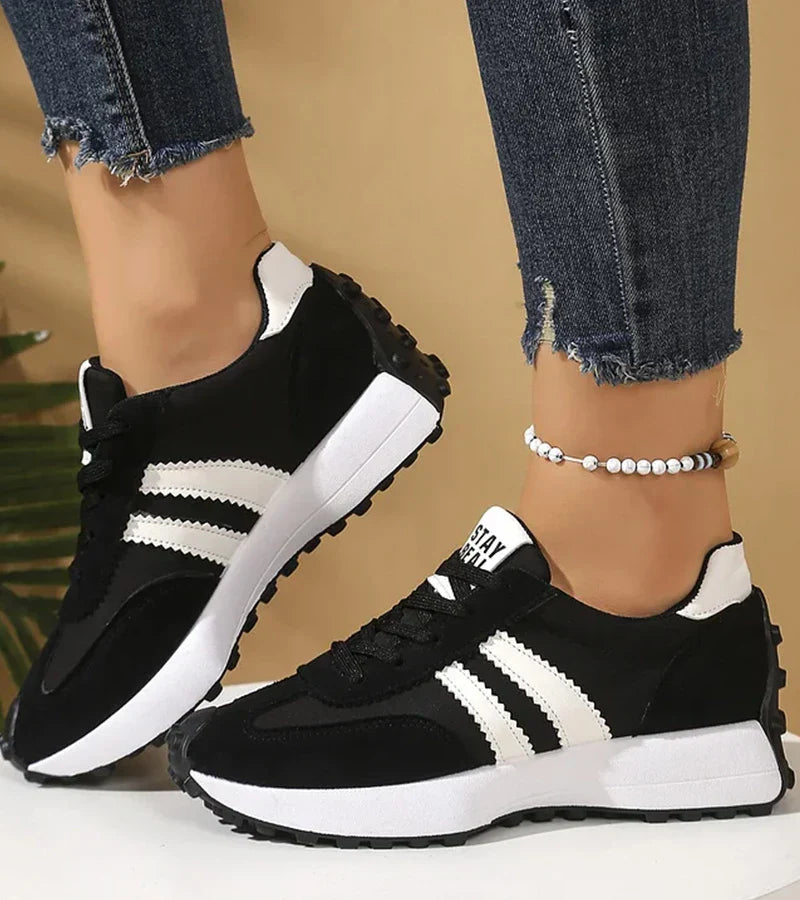 Charlene | Women's Platform Lace-Up Athletic Sneakers