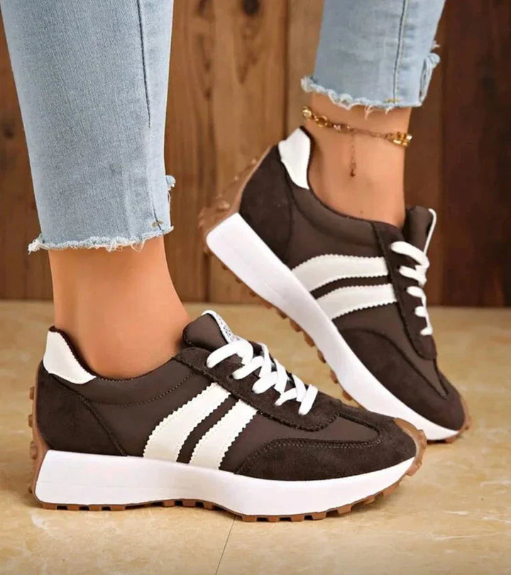 Charlene | Women's Platform Lace-Up Athletic Sneakers
