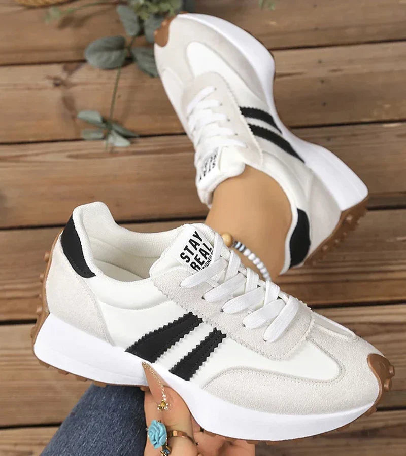 Charlene | Women's Platform Lace-Up Athletic Sneakers