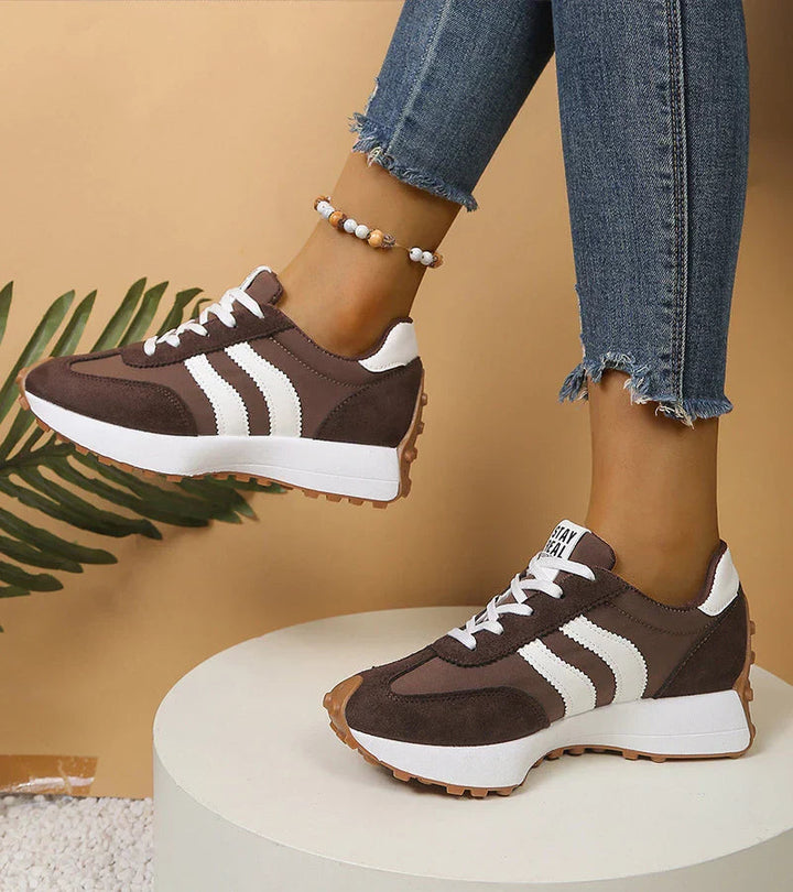 Charlene | Women's Platform Lace-Up Athletic Sneakers