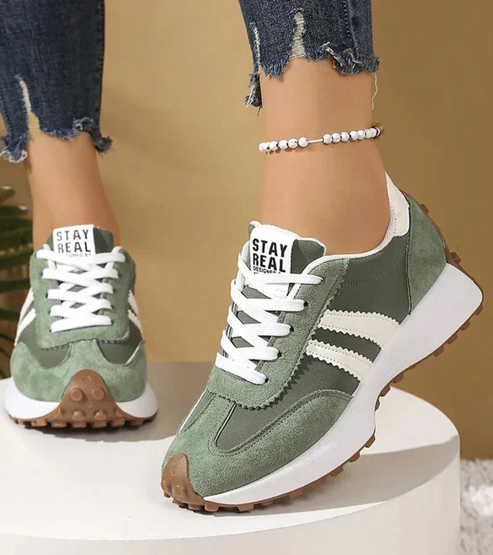 Charlene | Women's Platform Lace-Up Athletic Sneakers