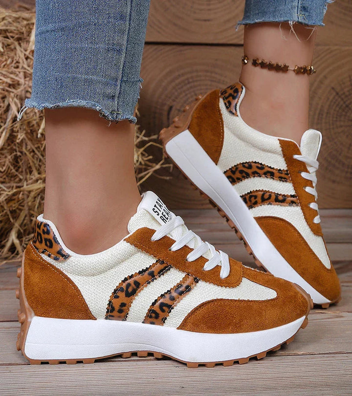 Charlene | Women's Platform Lace-Up Athletic Sneakers