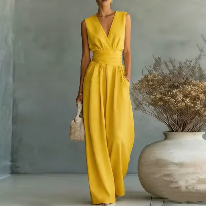 Rebecca | V-Neck Jumpsuit