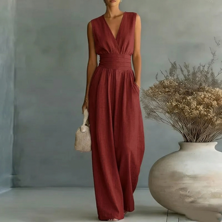 Rebecca | V-Neck Jumpsuit