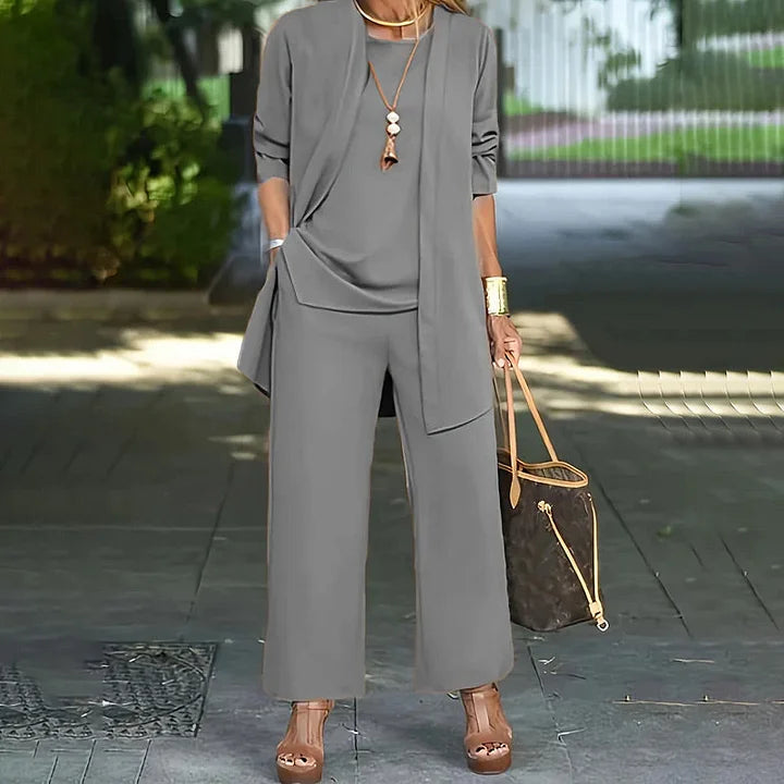 Kaevia™ – 3 Piece Loose Fit Lounge Set