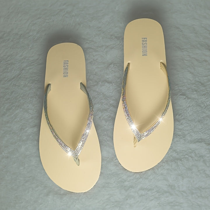 The Elara Embellished Flip Flop