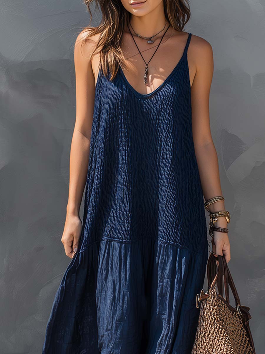 LUNA | Maxi Boho Patchwork Dress