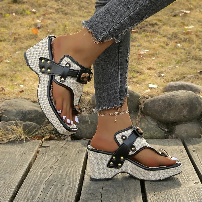 Gwen | Women's Platform Wedge Sandals