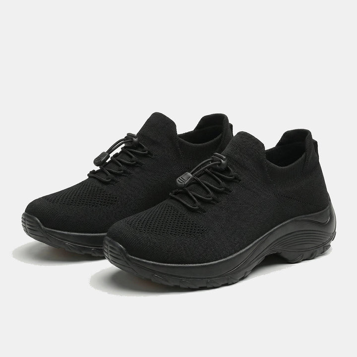 Ambulo Orthopedic Shoes Knit Fabric - Green Black