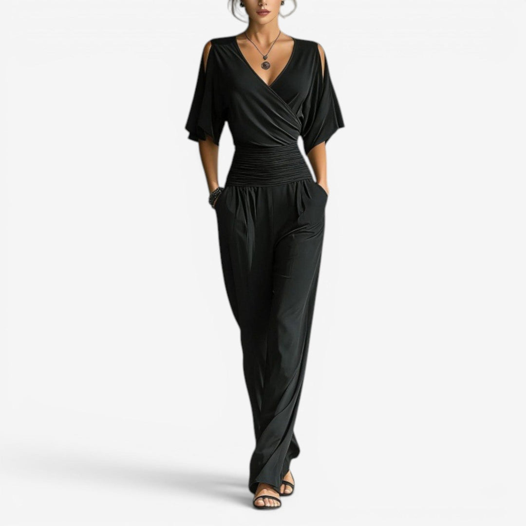 Cherryl™ Off shoulder jumpsuit