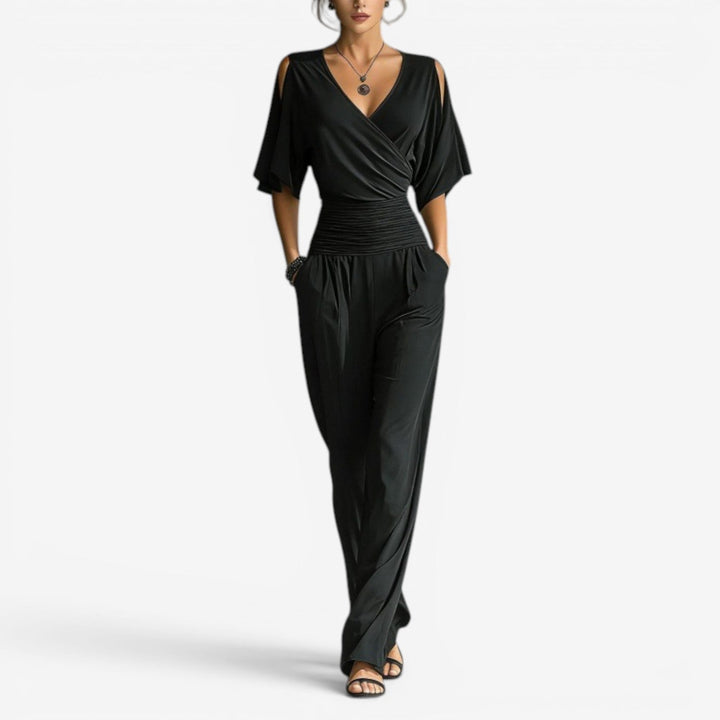 Cherryl™ Off shoulder jumpsuit