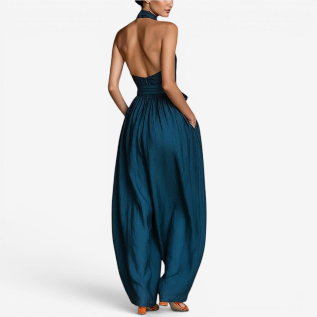 Daine™ Jumpsuit with Crossover Neckline