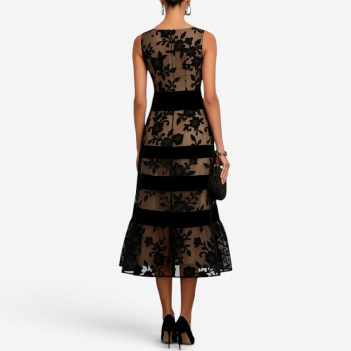 Pria™ Floral Lace Midi Dress