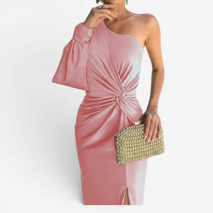 Yasmine™ One-Shoulder Maxi Dress